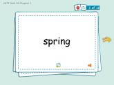 香港朗文版小学英语三年级上册单词朗读课件第一单元 Weather and seasons