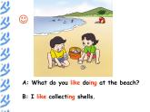 香港朗文版小学英语三年级上册语法课件第六单元 A trip to the beach