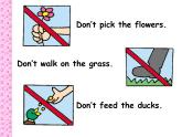 香港朗文版小学英语四年级下册语法课件第二单元 Rules in fun places