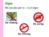 香港朗文版小学英语四年级下册语法课件第二单元 Rules in fun places