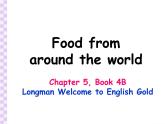 香港朗文版小学英语四年级下册语法课件第五单元 Food from around the world