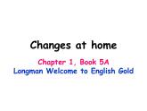 香港朗文版小学英语五年级上册语法课件第一单元 Changes at home