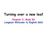 香港朗文版小学英语五年级上册语法课件第二单元 Turning over a new leaf