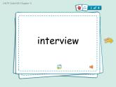 香港朗文版小学英语六年级下册单词朗读课件第五单元 An interview for a new school