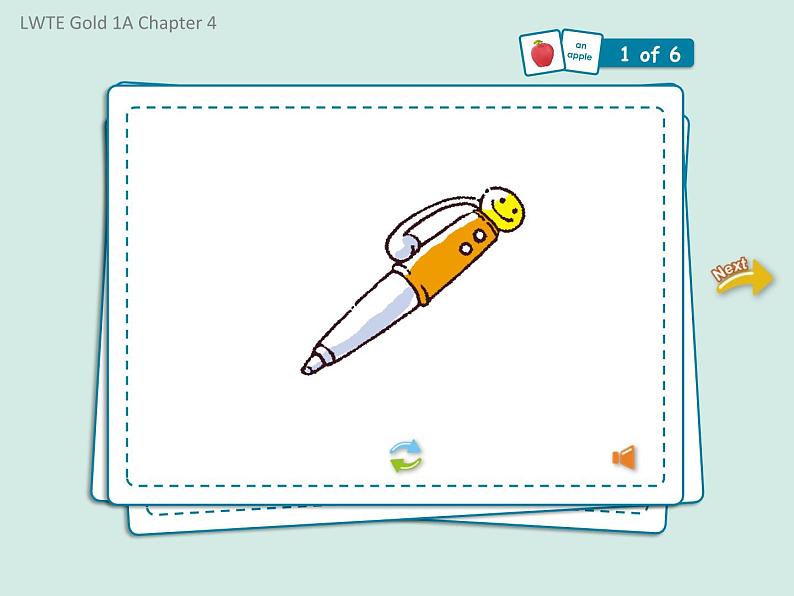 香港朗文版小学英语一年级上册单词朗读课件第四单元 My pencil case第二部分01