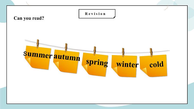 鲁科版五四制四上英语《Seasons》Unit 4 Lesson 4 Again，please.课件第7页