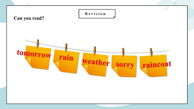 鲁科版五四制四上英语《weather》Unit 5Lesson 4 Again，please.课件+教案07