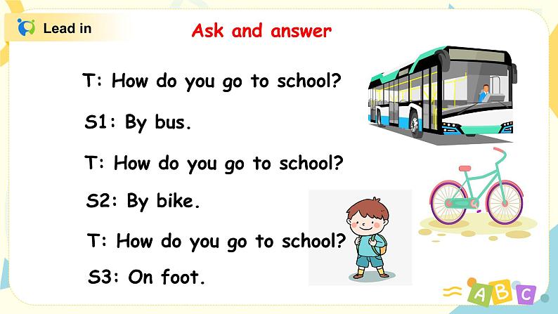 PEP六上Unit2ways go to schoolPartB第五课时PPT+教案04