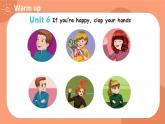 Unit 6 How do you feel PA Let's learn & Write and say课件 素材（30张PPT)