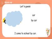 Unit 2 Ways to go to school PA Let's try&Let's talk课件 素材（32张PPT 含flash素材)