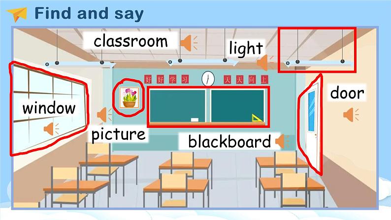 Unit 1 My classroom PA Let's learn& Let’s do原创精品课件 素材07