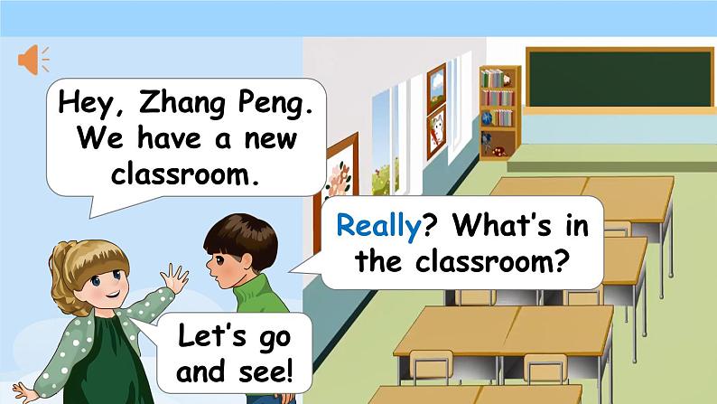 Unit 1 My classroom PA Let's talk& Let's 原创精品课件 素材06