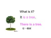 外研版（一起）一年級英語下冊課件-Module7 Unit 1There is a cat in the tree