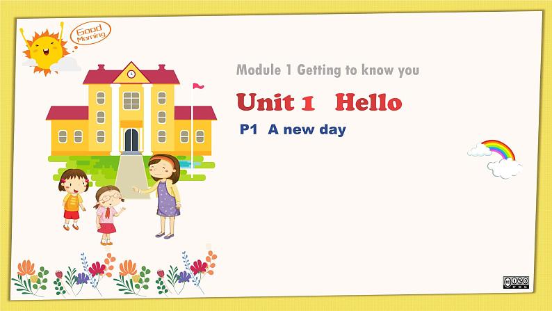 牛津上海版英语1年级上册 Unit 1 第1课时 PPT课件+教案01