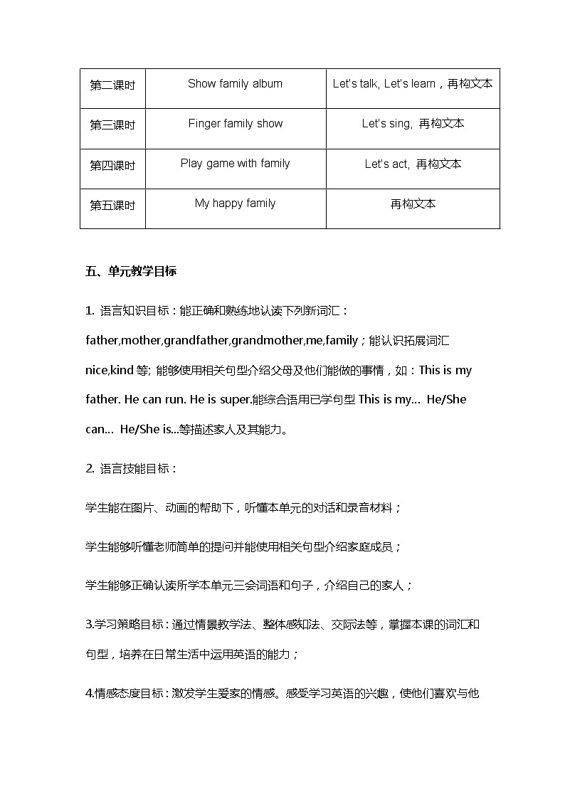 牛津上海版英语1年级上册 Unit 5 第3课时 PPT课件+教案03