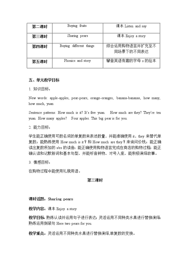 牛津上海版英语三年级上册 Unit 8 第3课时 PPT课件+教案02