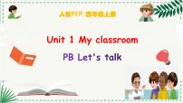 人教版 (PEP)四年级上册Unit 1 My classroom Part B图文课件ppt