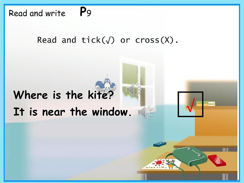 Unit One My classroom   B Read and write（课件+素材）人教PEP版英语四年级上册07