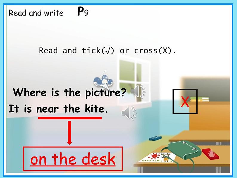 Unit One My classroom   B Read and write（课件+素材）人教PEP版英语四年级上册08