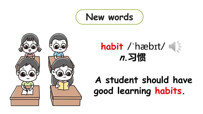 2022-2023学年牛津译林版六年级英语下册--Unit 2 Good habits 第1课时Story time（课件+素材）05