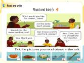 第五单元第六课时Part C(Read and write&Let's check&Story time)课件+教案+习题