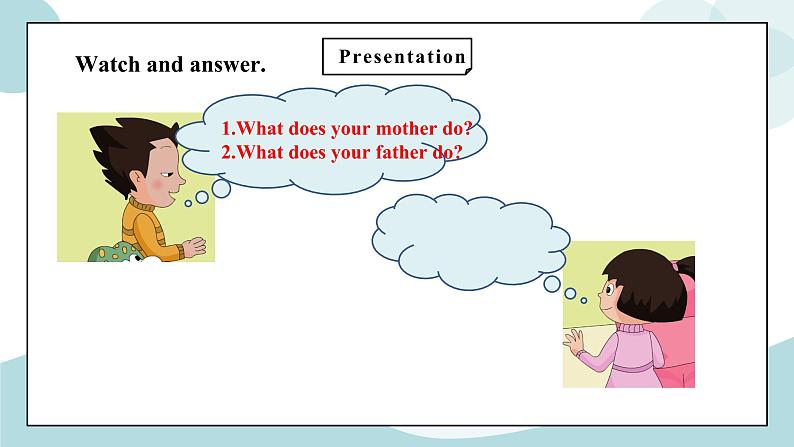 鲁科版五四制四上英语《Family》Unit 6 Lesson2 Wat does your father do课件+教案07