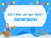 人教版英语六年级上册Unit1 How can I get there Part A 第二课时  课件+教案+练习+素材