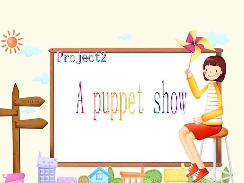 牛津译林版三年级英语上册-Project 2 A puppet show Part A， B， C & D（共16张）课件01