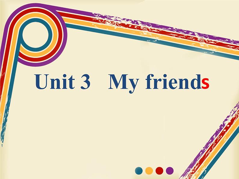 牛津译林版三年级英语上册-Unit 3 My friends（Fun time&Cartoon time）（共9张）课件01