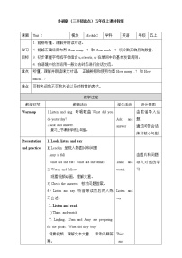 小学英语外研版 (三年级起点)五年级上册Unit 2 How much cheese did you buy?精品教案