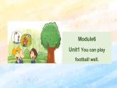 外研版5上英语 Module6 Unit1 You can play football well 课件