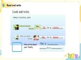 第六单元第六课时Part C(Read and write&Let's check&Story time)课件+教案+习题