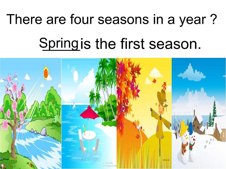 六年级上册英语课件－Unit6 There are four seasons in a year.（Lesson31) ｜人教精通版 (共13张PPT)05