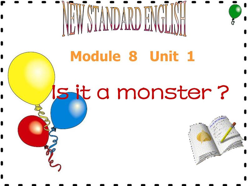 三年级上册英语课件－ Module8 Unit1 Is it a monster？ ｜外研版（三起）   (共32张PPT)01