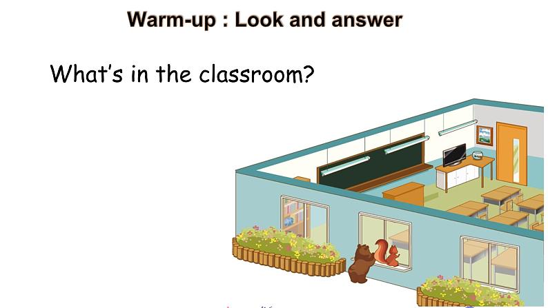 人教版PEP四上Unit1MyclassroomA  Let's talk 课件02