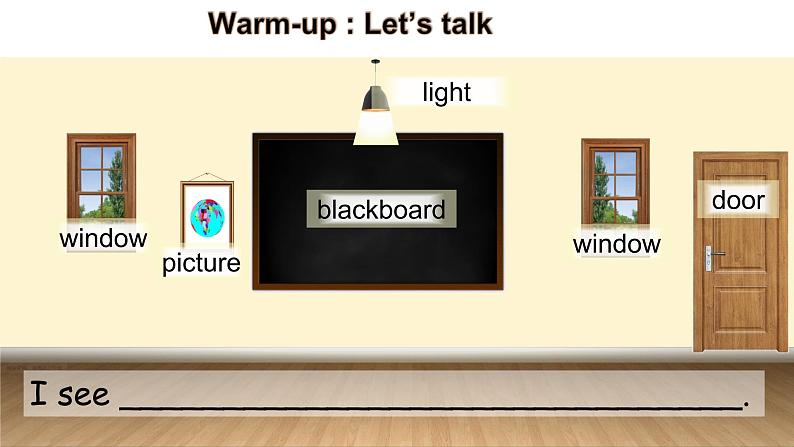 人教版PEP四上Unit1MyclassroomA  Let's talk 课件05