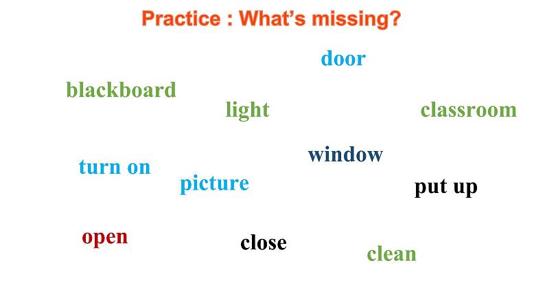 人教版PEP四上Unit1MyclassroomA  Let's talk 课件07