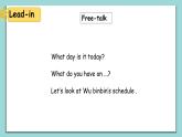 人教版英语五上《Unit2 My week part A Let’s learn》课件PPT+教学设计