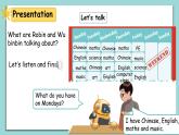 人教版英语五上《Unit2 My week part A Let’s learn》课件PPT+教学设计