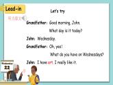 人教版英语五上《Unit2 My week part A Let’s talk》课件PPT+教学设计