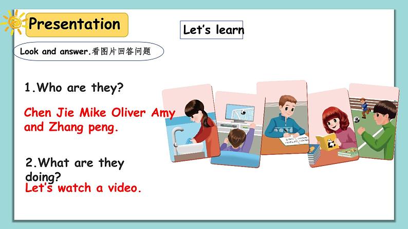 人教版英语五上《Unit2 My week part B Let’s learn》课件PPT+教学设计06