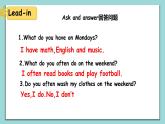 人教版英语五上《Unit2 My week part B&C read and write&storytime》课件PPT+教学设计