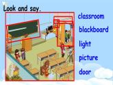 (精品课) Unit 1 My classroom Part B Let's talk  精美课件（25张PPT 含flash素材 +教案+素材）