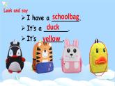 (精品课) Unit 2 My schoolbag Part A Let's talk 精美课件（25张PPT）+教案（含反思）+素材（ 含flash素材）