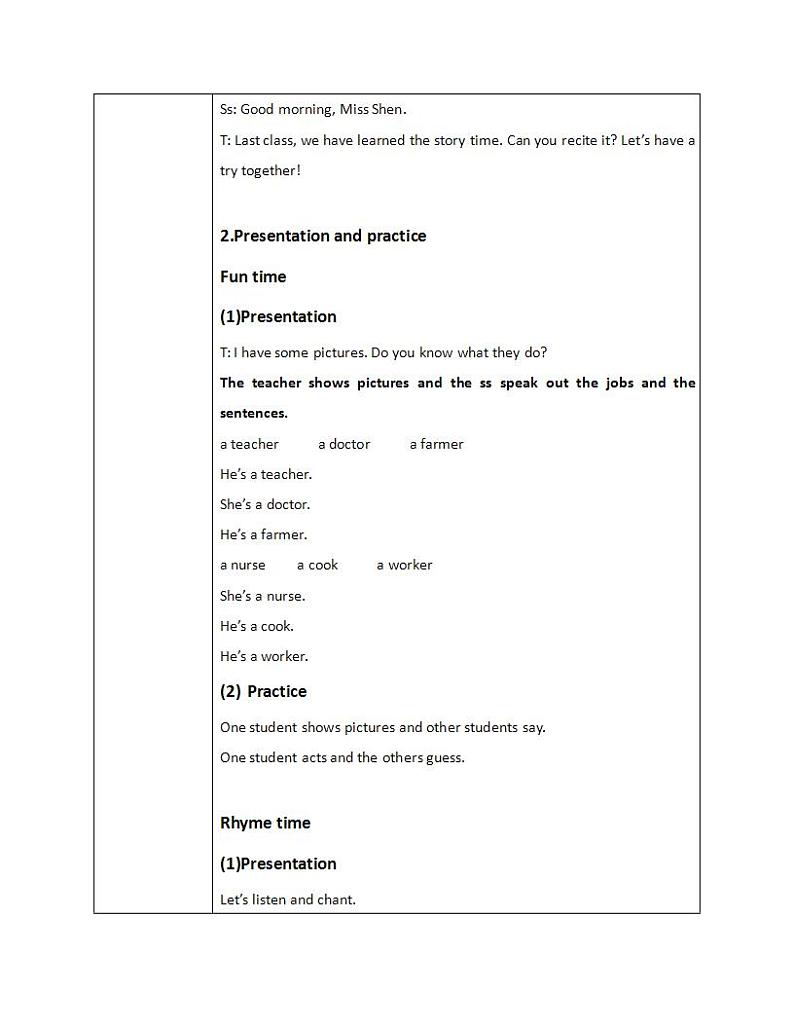 Unit 8 My dad is a doctor Period 4课件+教案+同步练习02