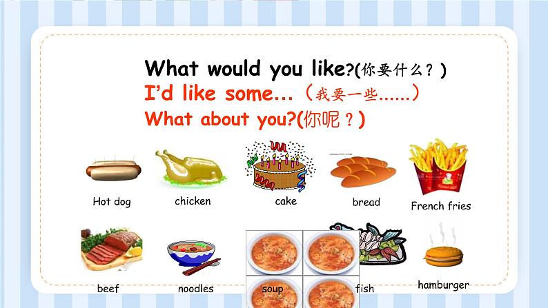 Unit 3 What would you like？Part A & Part C（课件）人教PEP版英语五年级上册第5页