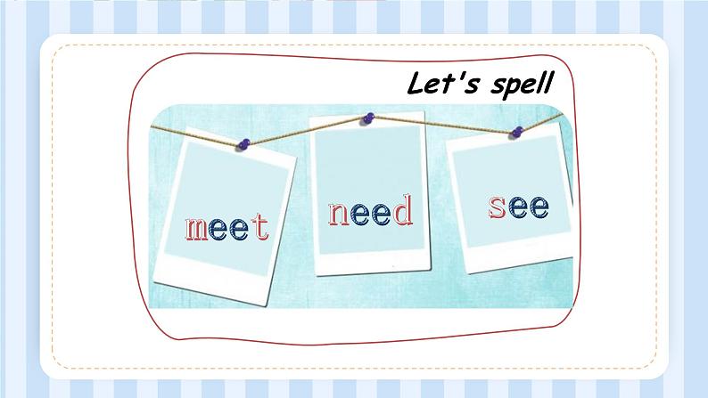 Unit 2  My week Part A  Let 's spell（课件）人教PEP版英语五年级上册第5页