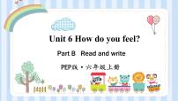 2020-2021学年Unit 6 How do you feel? Part B教课内容ppt课件