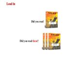 五年級下冊英語課件－Module 4 Unit 1 Did you read them？ 外研版（一起） (共15張PPT)