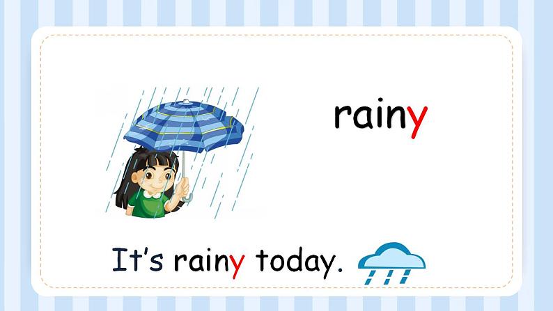 Unit 4 How’s the weather today？ Lesson 23（课件）人教精通版英语四年级上册第5页